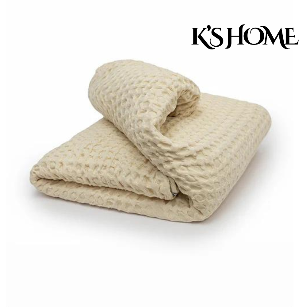 Waffle Coverlet - K’s Home